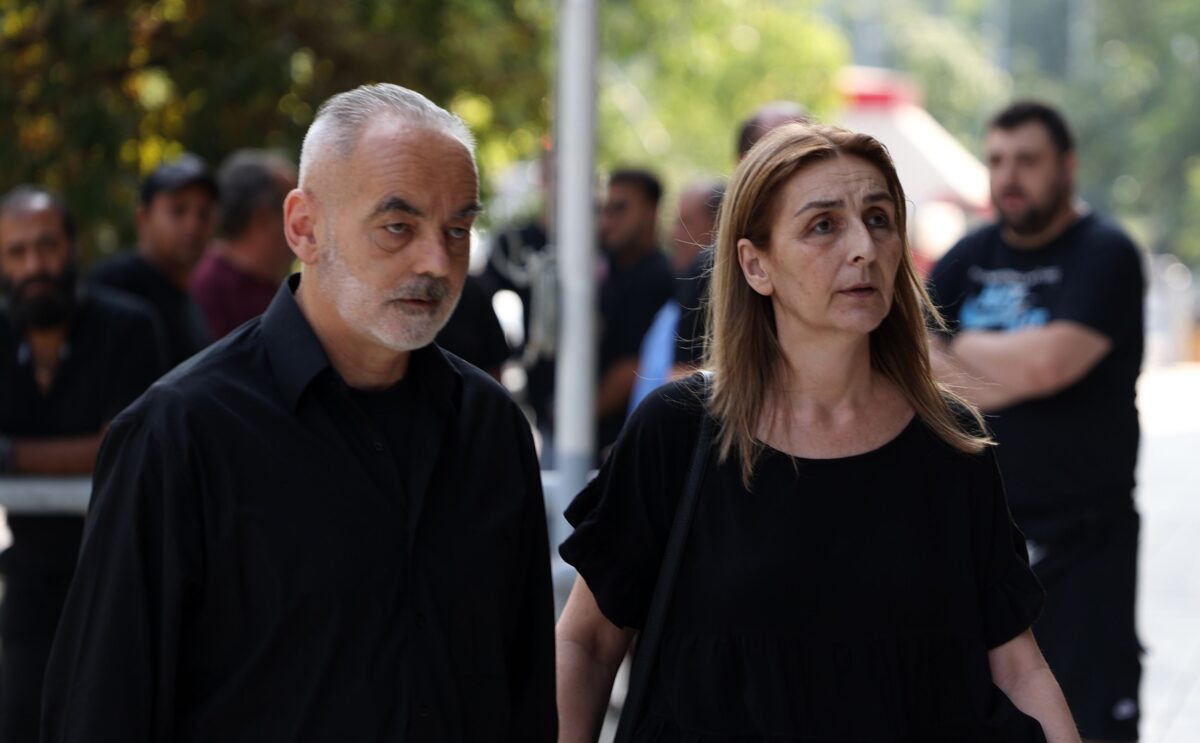 Ο πατέρας και η μητέρα του Άλκη Καμπανού