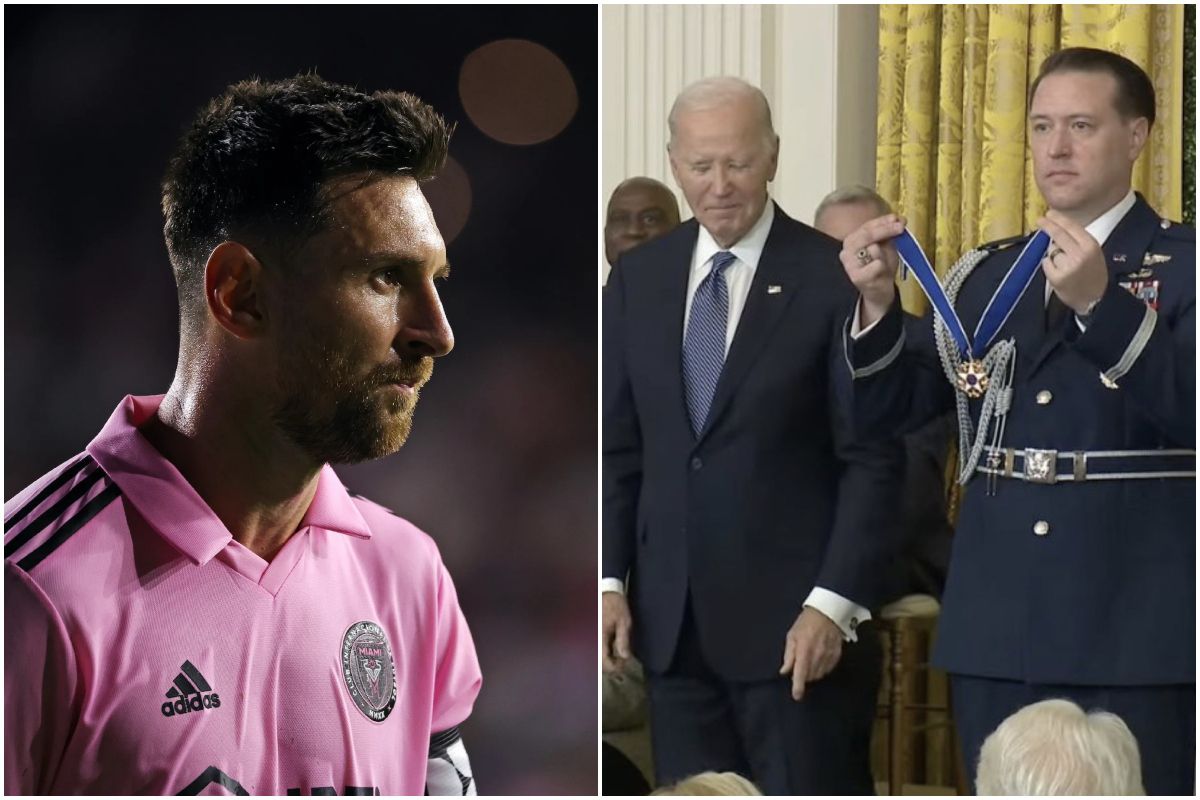 Ο Λιονέλ Μέσι και ο Τζο Μπάιντεν