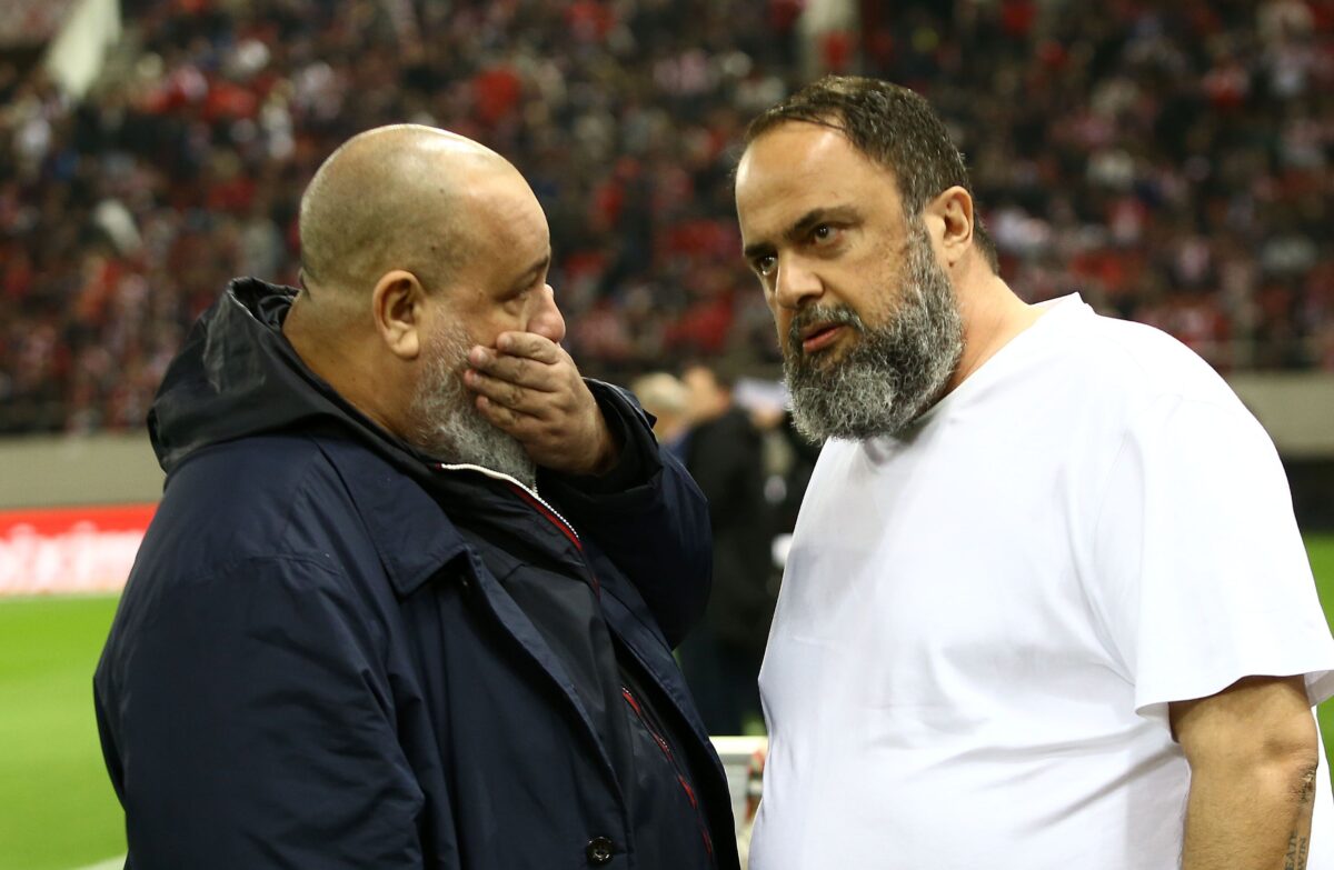 Ο Κώστας Καραπαπάς και ο Βαγγέλης Μαρινάκης