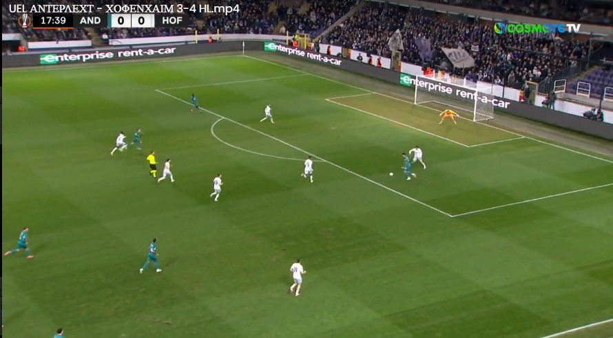 Τα highlights από τη ματσάρα Άντερλεχτ – Χόφενχαϊμ 3-4