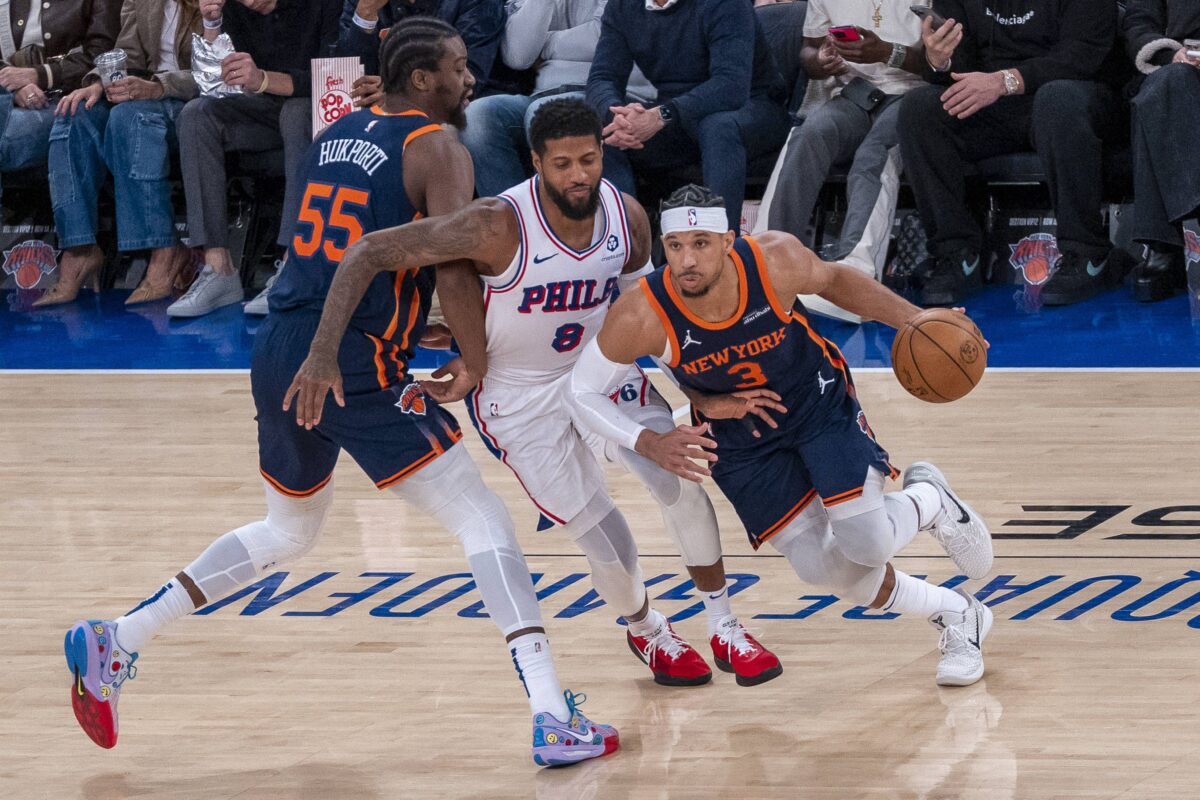 Οι Νικς πήραν τη ματσάρα κόντρα στους 76ers – Ζορίστηκε αλλά συνέχισε το «τρένο» των Θάντερ (vid)