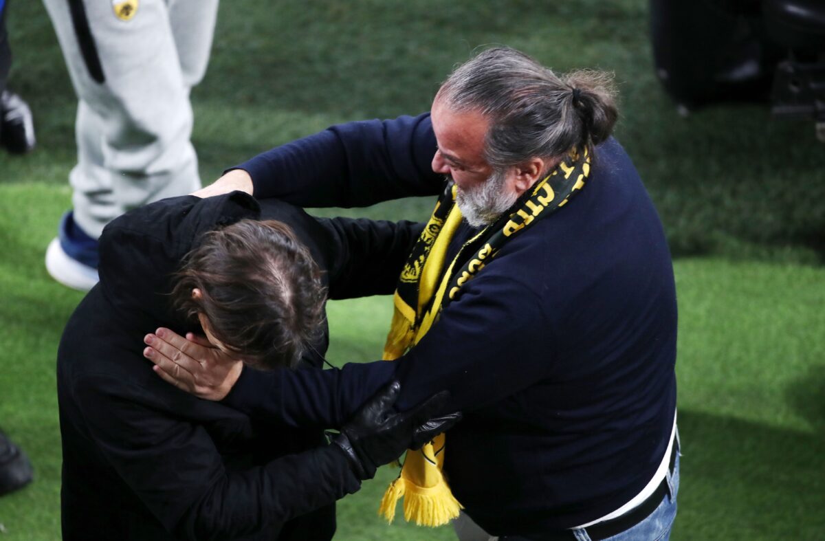 Ο Ματίας Αλμέιδα και ο Μάριος Ηλιόπουλος