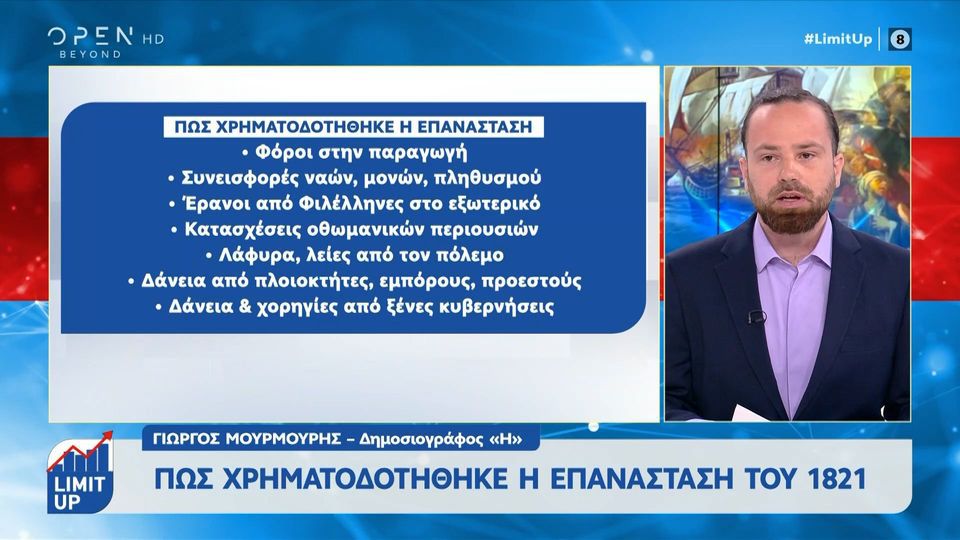 Πώς χρηματοδοτήθηκε η επανάσταση του 1821