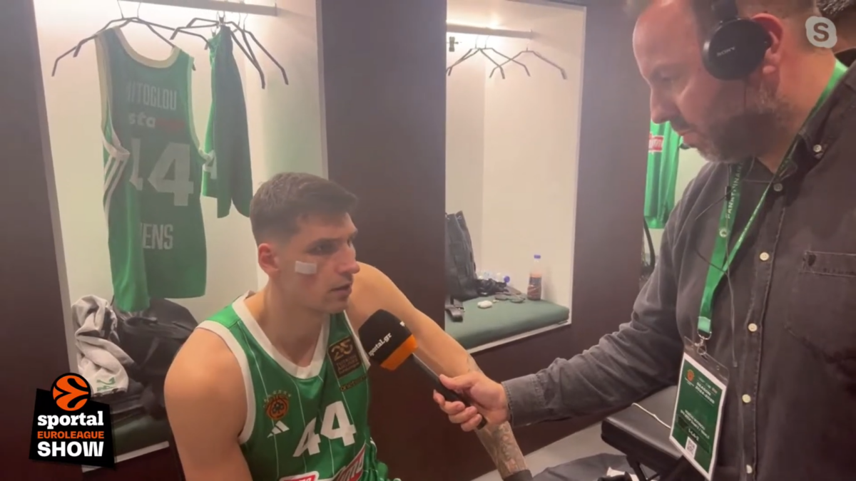 Ο Ντίνος Μήτογλου στο Sportal: «Ο Γκραντ είναι… παντού – Φοβήθηκα να μπω στα νέα αποδυτήρια, είμαστε σε top επίπεδο» (vid)