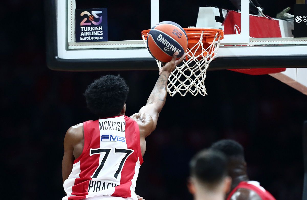 Ο Σακίλ ΜακΚίσικ ξεχώρισε από την ήττα του Ολυμπιακού από τον Ερυθρό Αστέρα