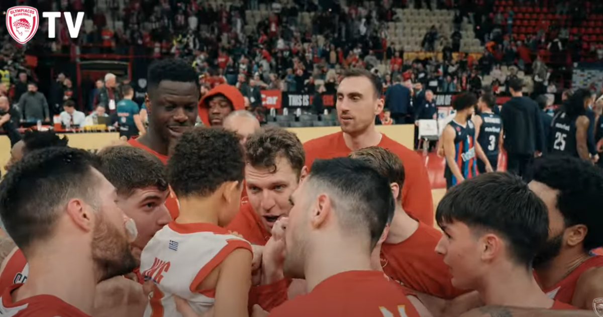 Τα «παιδιά» του Ολυμπιακού και ο… μικρός Γκος: Η παρακάμερα του ματς κόντρα στον Πανιώνιο (vid)