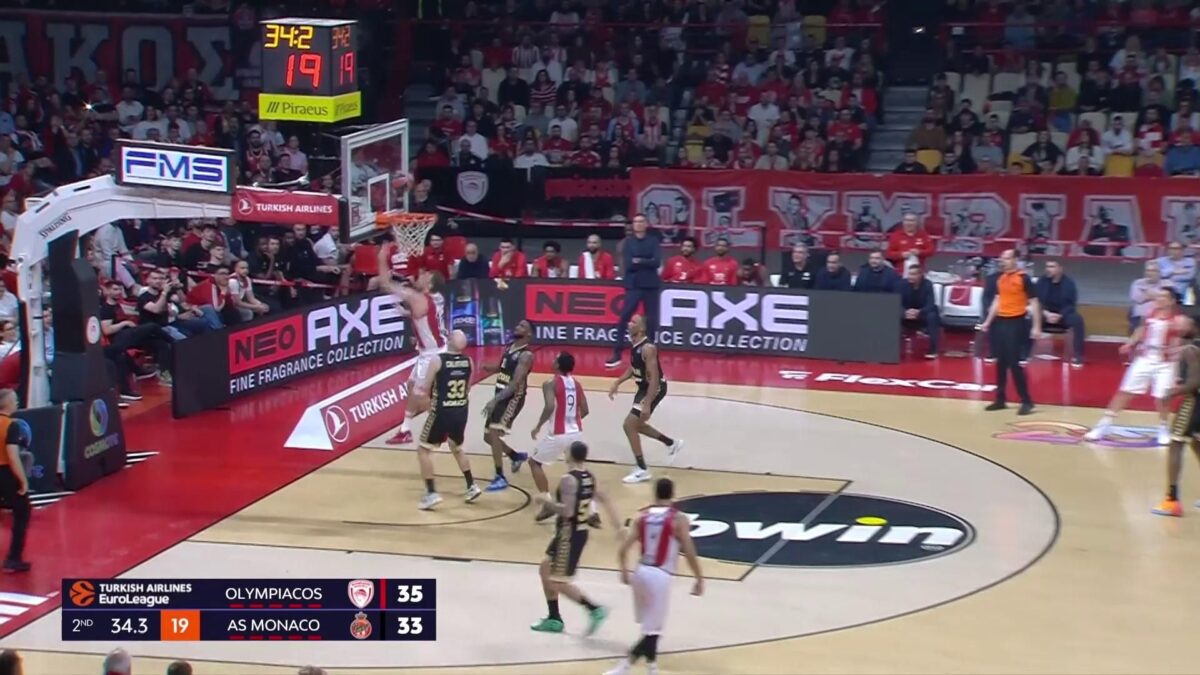 Τα Top 10 Plays του Ολυμπιακού στην ήττα 77-80 από τη Μονακό