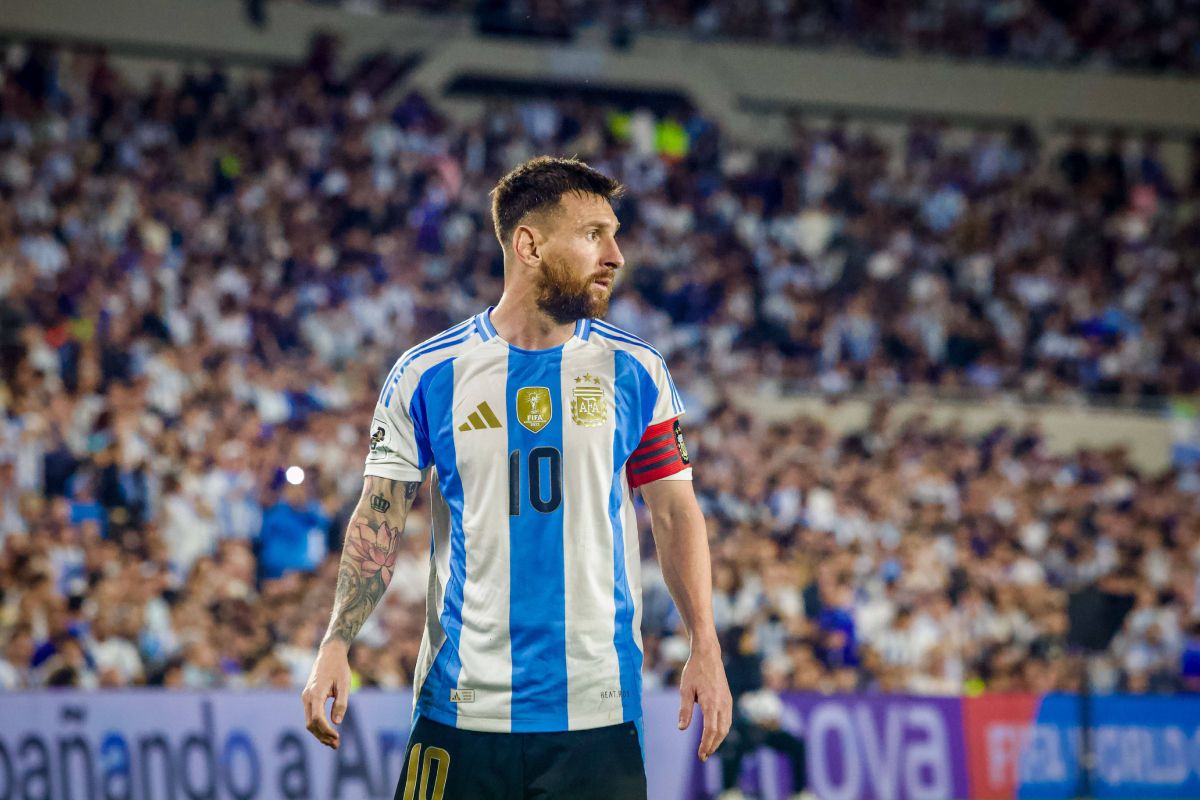 Λιονέλ Μέσι με τη φανέλα της Αργεντινής