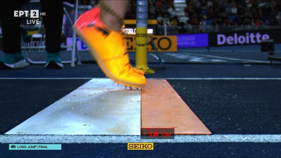 Ελάχιστα άκυρο το τρίτο άλμα του Τεντόγλου