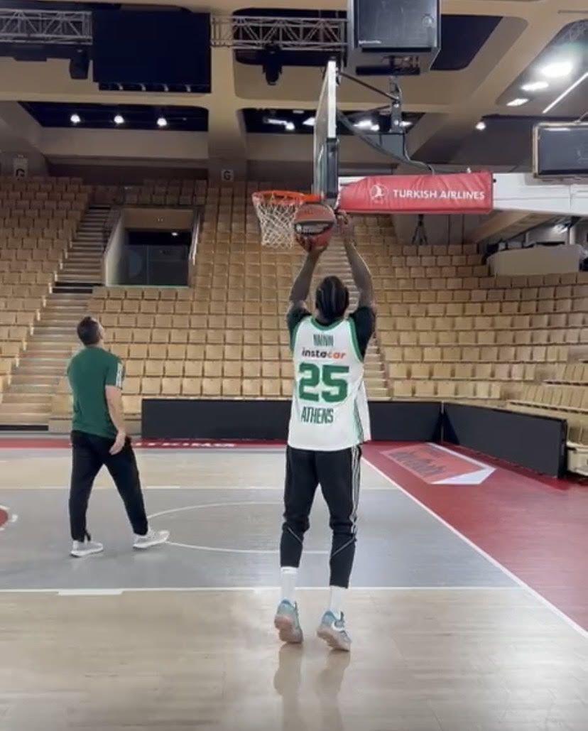 Η προπόνηση του Παναθηναϊκού ΑΚΤΟR επί γαλλικού εδάφους πριν το ματς με την Μονακό (vid)