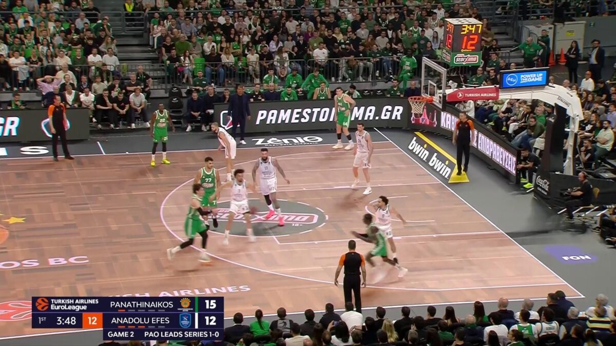 Παναθηναϊκός – Αναντολού Εφές 76-79: Οι 10 πόντοι του Γιουρτσέβεν στην αναμέτρηση