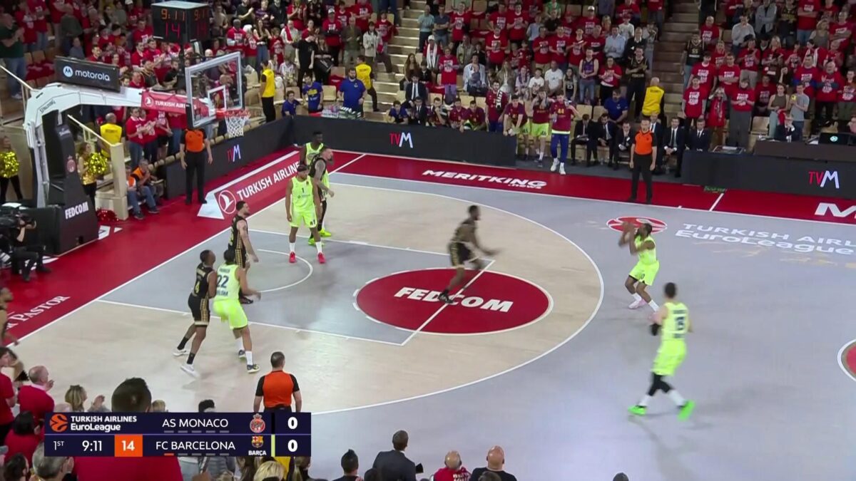 Μονακό – Μπαρτσελόνα 97-80: Οι 16 πόντοι του Πάντερ στην αναμέτρηση