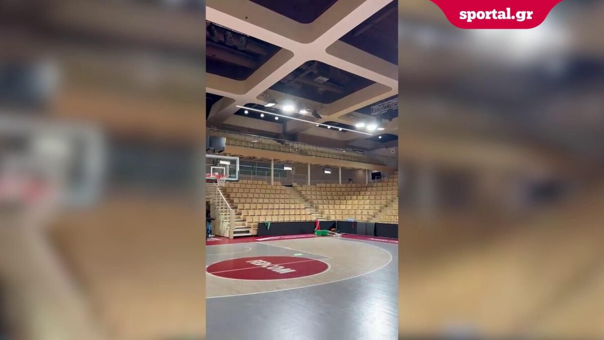 Η προπόνηση του Παναθηναϊκού επί γαλλικού εδάφους πριν το ματς με τη Μονακό