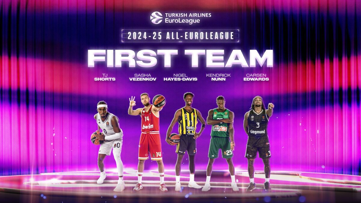 Αυτή είναι η κορυφαία πεντάδα της Euroleague