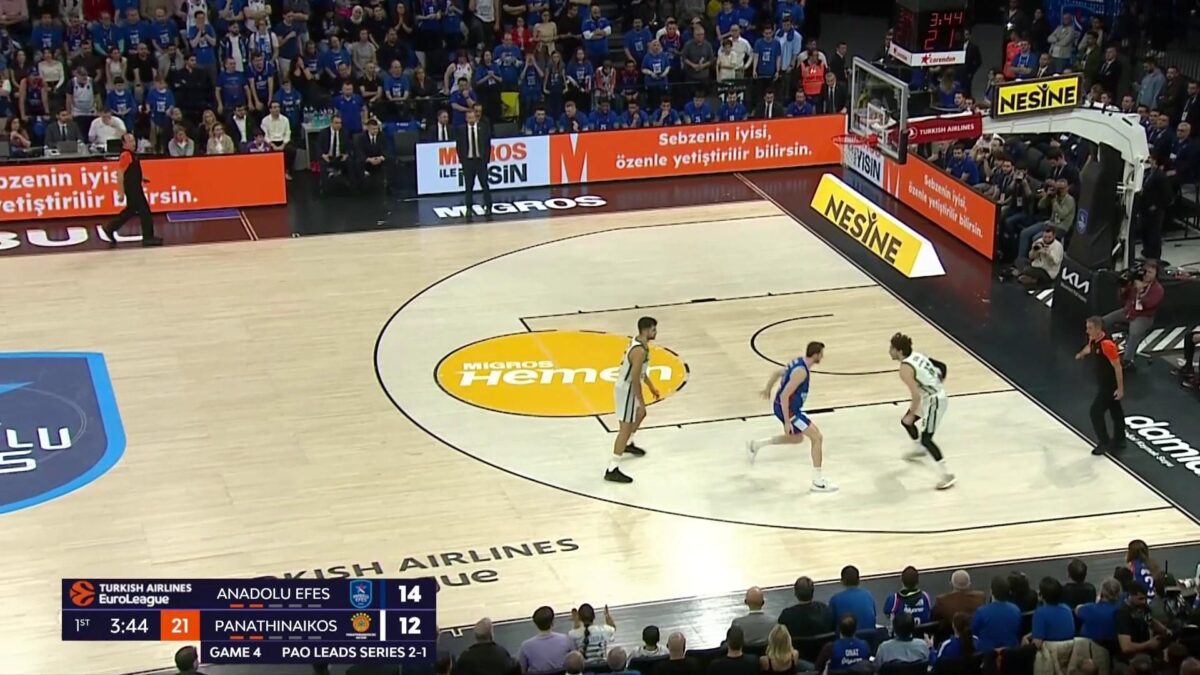 Πρώτος σκόρερ του Παναθηναϊκού στο Game 4 με την Αναντολού Εφές ο Όσμαν με 22 πόντους