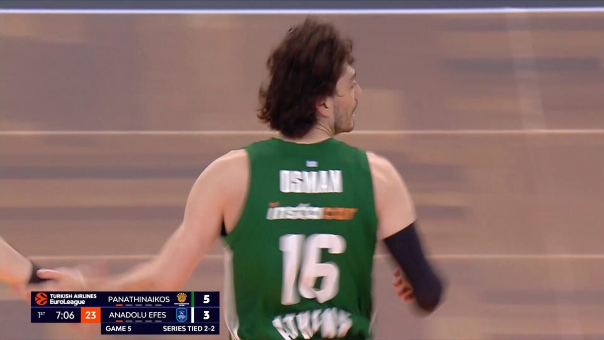 «Κάλπαζε» ο Τζέντι Όσμαν με 28 πόντους στο Game 5 με την Αναντολού Εφές!