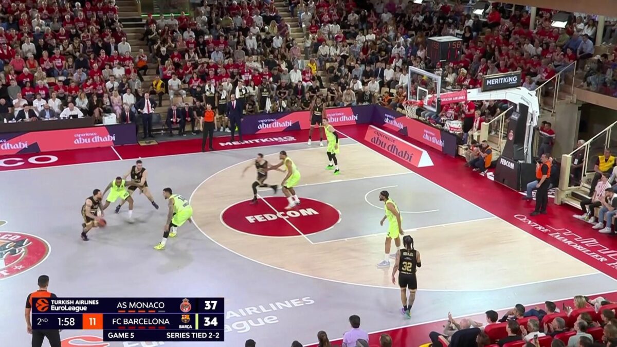 Μονακό – Μπαρτσελόνα 85-84: Οι 20 πόντοι του Τζέιμς στην αναμέτρηση.