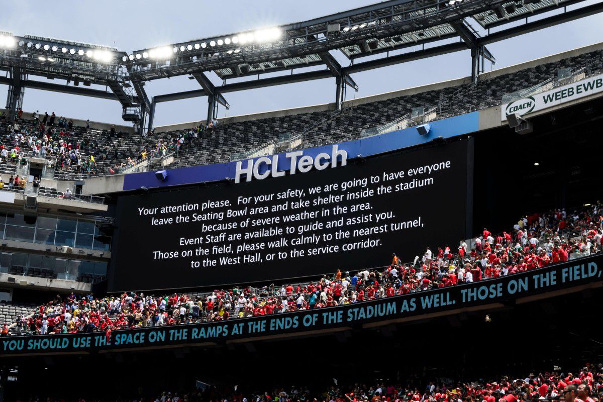 Διακοπή στο Παλμέιρας – Αλ Αχλί λόγω επικείμενων δυσμενών καιρικών συνθηκών