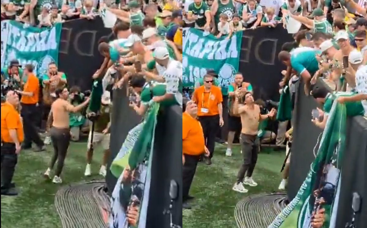 Ο πρώην τεχνικός του ΠΑΟΚ Αμπέλ Φερέιρα έδωσε τη φανέλα σε οπαδό και πήγε ημίγυμνος στα αποδυτήρια (vid)