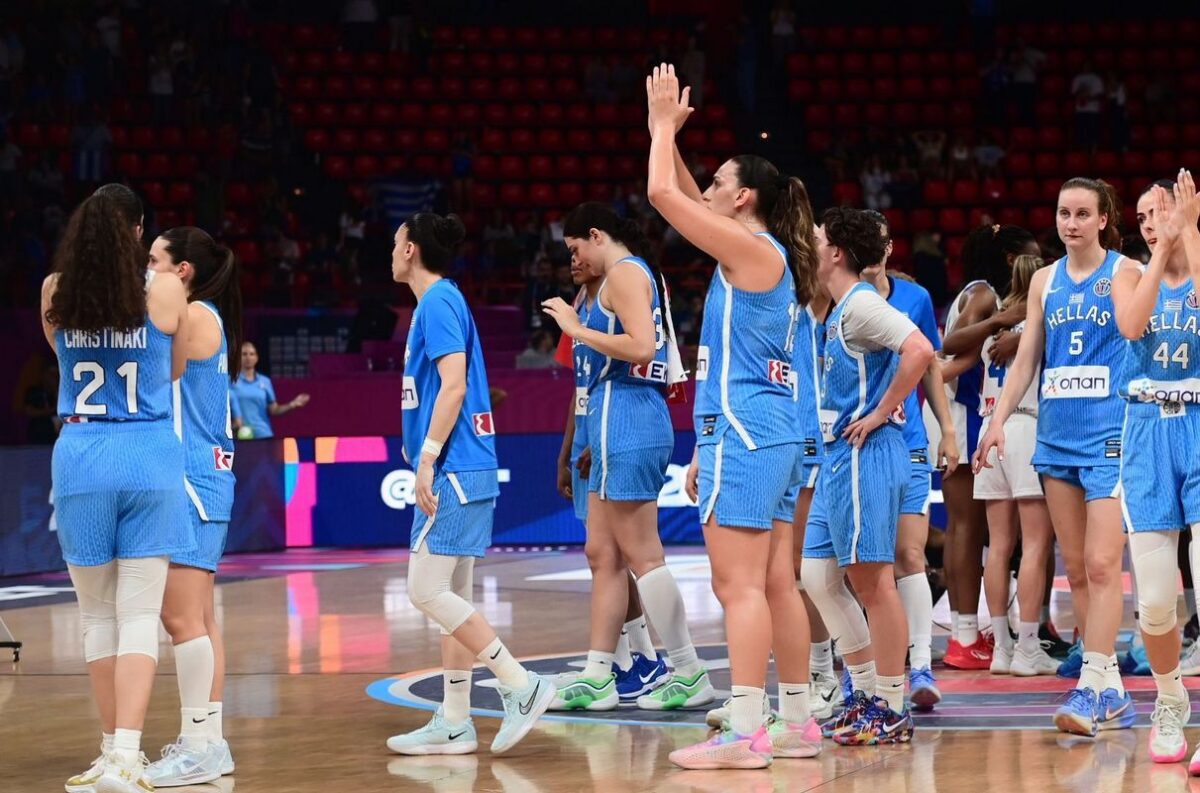Eurobasket Γυναικών: Η Ελλάδα στην 11η θέση