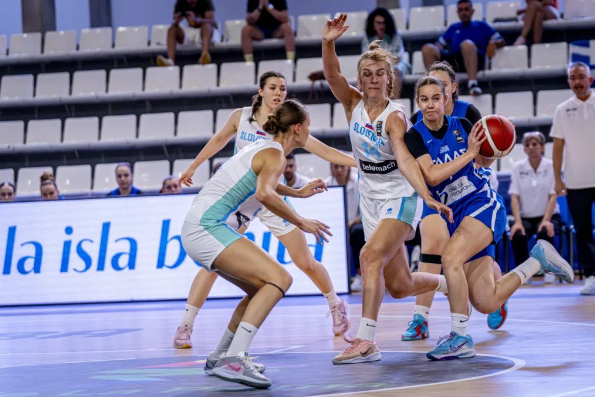 Ανταγωνιστική η Εθνική Νεανίδων κόντρα στη Σλοβενία αλλά τρίτη ήττα στο Ευρωμπάσκετ