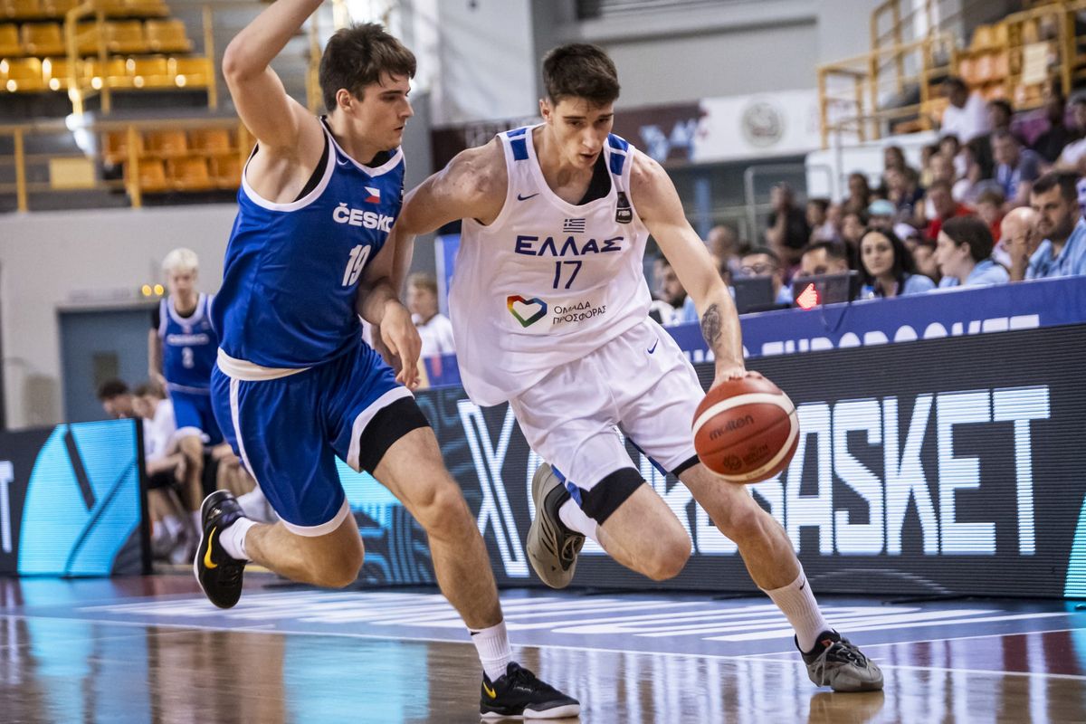 Εurobasket U20:  Θρίαμβος της Εθνικής Νέων επί της Τσεχίας με 107-66