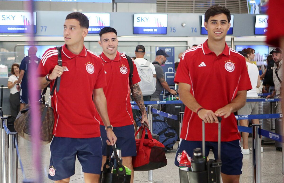 Αναχώρησε για Ολλανδία ο Ολυμπιακός (gallery)