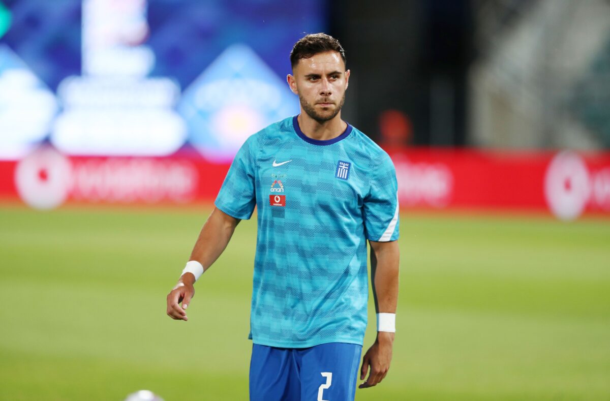 Ο Τζορτζ Μπάλντοκ σε προπόνηση της Εθνικής Ελλάδας