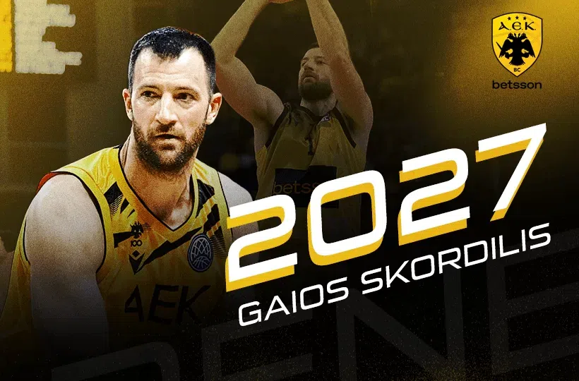 Δίχρονη επέκταση συμβολαίου για τον Σκορδίλη στην ΑΕΚ