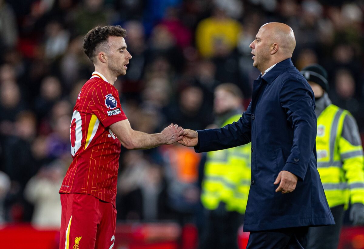 Ο Σλοτ τίμησε τη μνήμη του Ζότα: «Ντιόγκο, είχαμε τα ίδια όνειρα και τα πραγματοποιήσαμε μαζί»