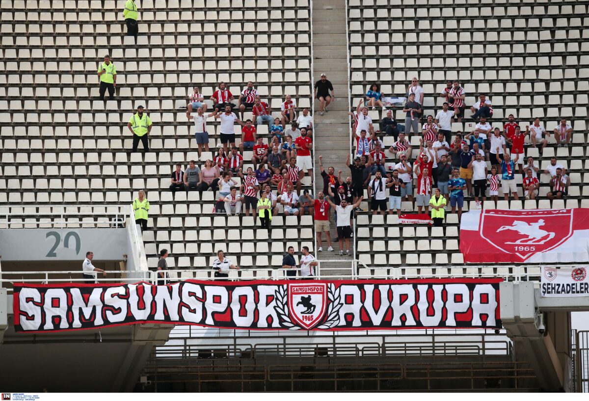 Απαγορεύτηκε πανό των οπαδών της Σάμσουνσπορ με τα μάτια του Κεμάλ Ατατούρκ (pic)