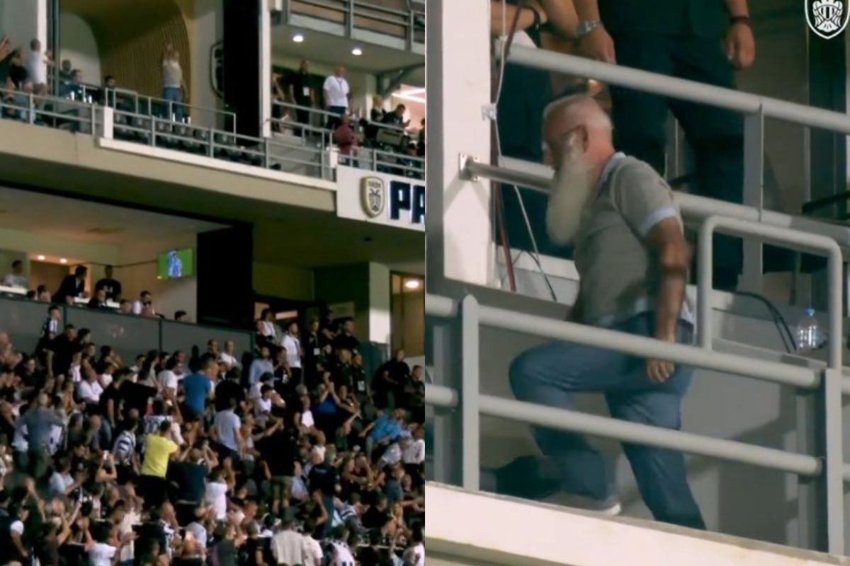 Η αντίδραση του Ιβάν Σαββίδη τη στιγμή που αποθεώθηκε στην Τούμπα μέσα από το PAOK TV (vid)