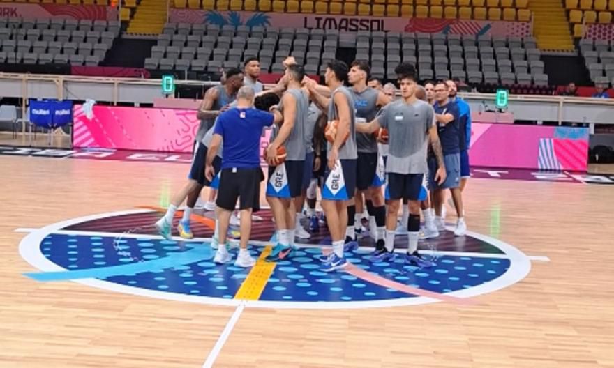 Η Εθνική ομάδα ολοκλήρωσε την πρώτη προπόνηση στην Κύπρο