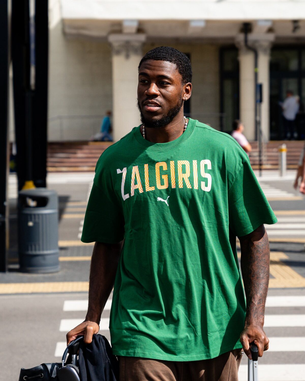 Ο Μόουζες Ράιτ έφτασε στο Κάουνας για την προετοιμασία της Ζαλγκίρις