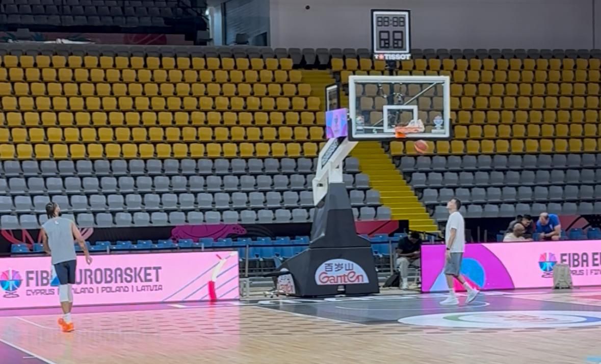 Το Sportal στην προπόνηση της Εθνικής: Το ρεσιτάλ τριπόντων του Ντόρσεϊ (vid)