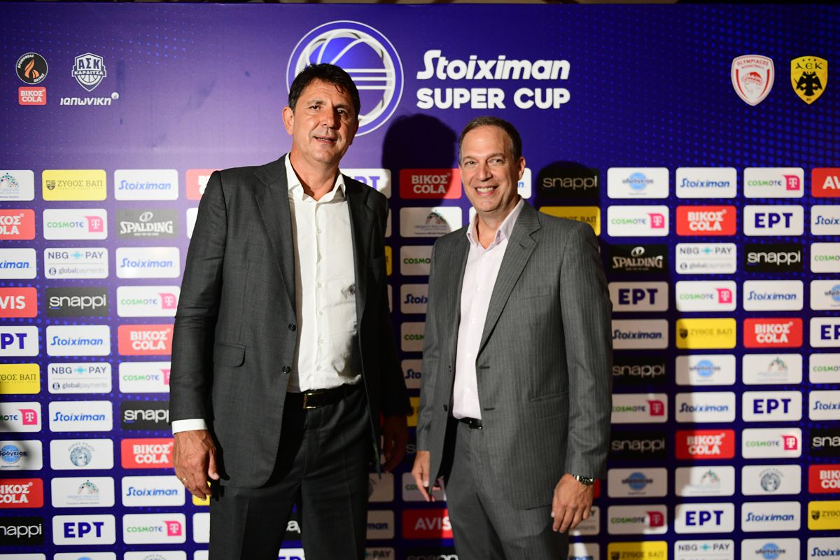 Τι δήλωσαν Μελής και Ρεντζιάς ενόψει του Stoiximan Super Cup και της καινούργιας σεζόν