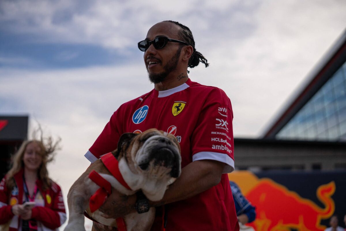 «Έφυγε» από τη ζωή ο αγαπημένος σκύλος του Χάμιλτον (pic)