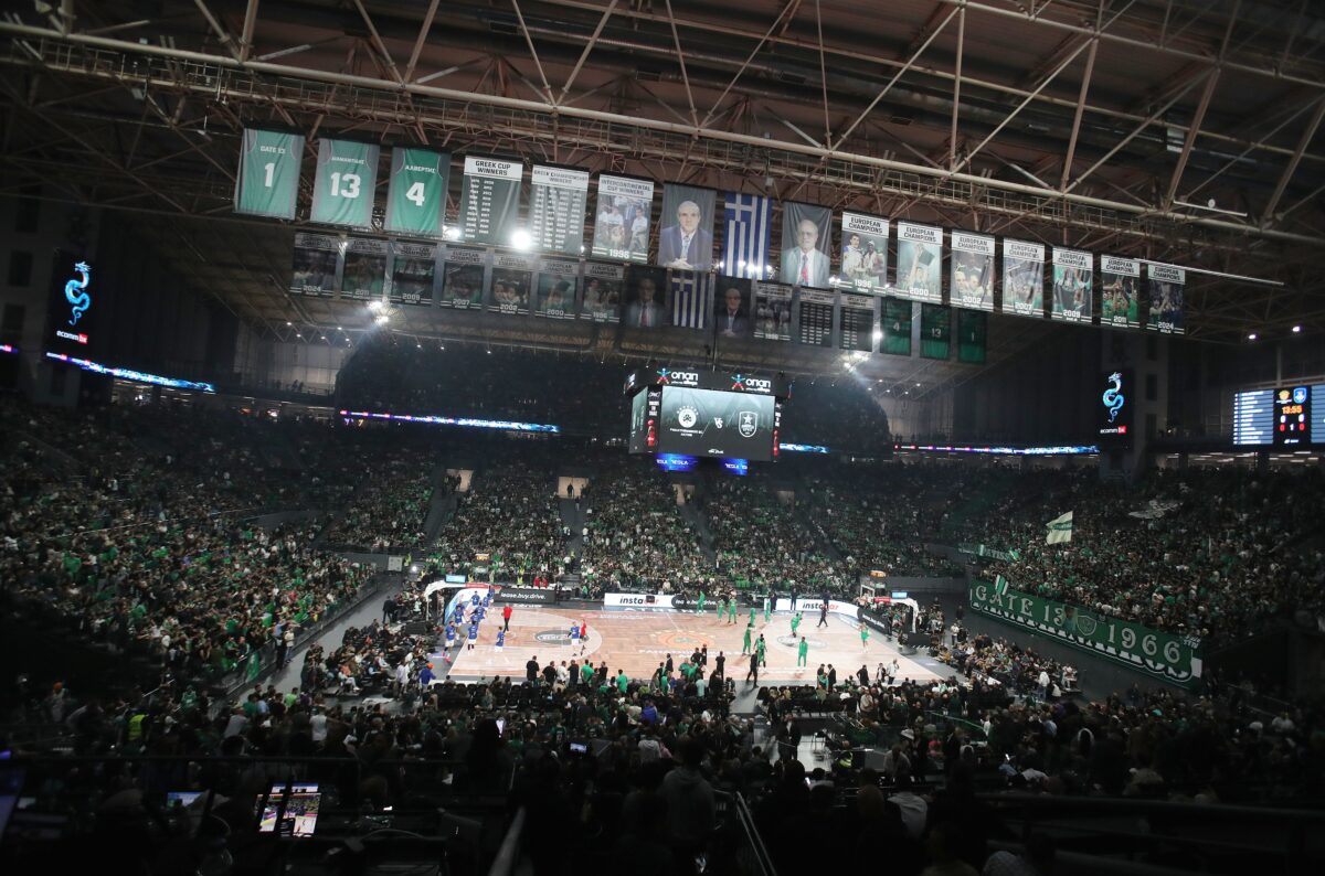 Καταπράσινο και γεμάτο το T-Center για τον «τελικό» του Παναθηναϊκού με τη Μονακό!