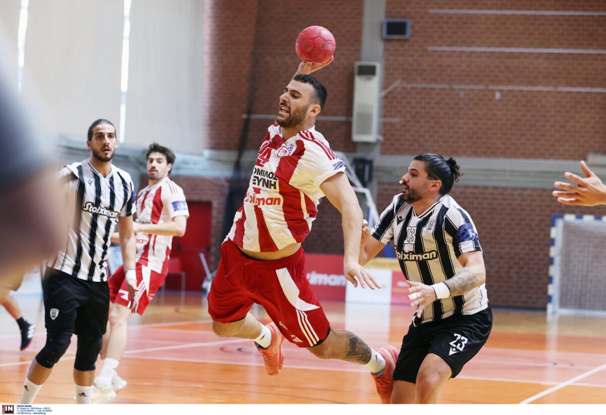 Εύκολη πρεμιέρα για τον Ολυμπιακό, 37-25 τον ΠΑΟΚ στη Handball Premier