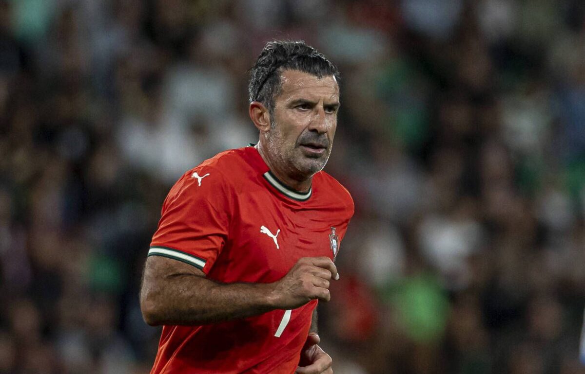 Ο Φίγκο στον Φιλανθρωπικό Αγώνα Legends