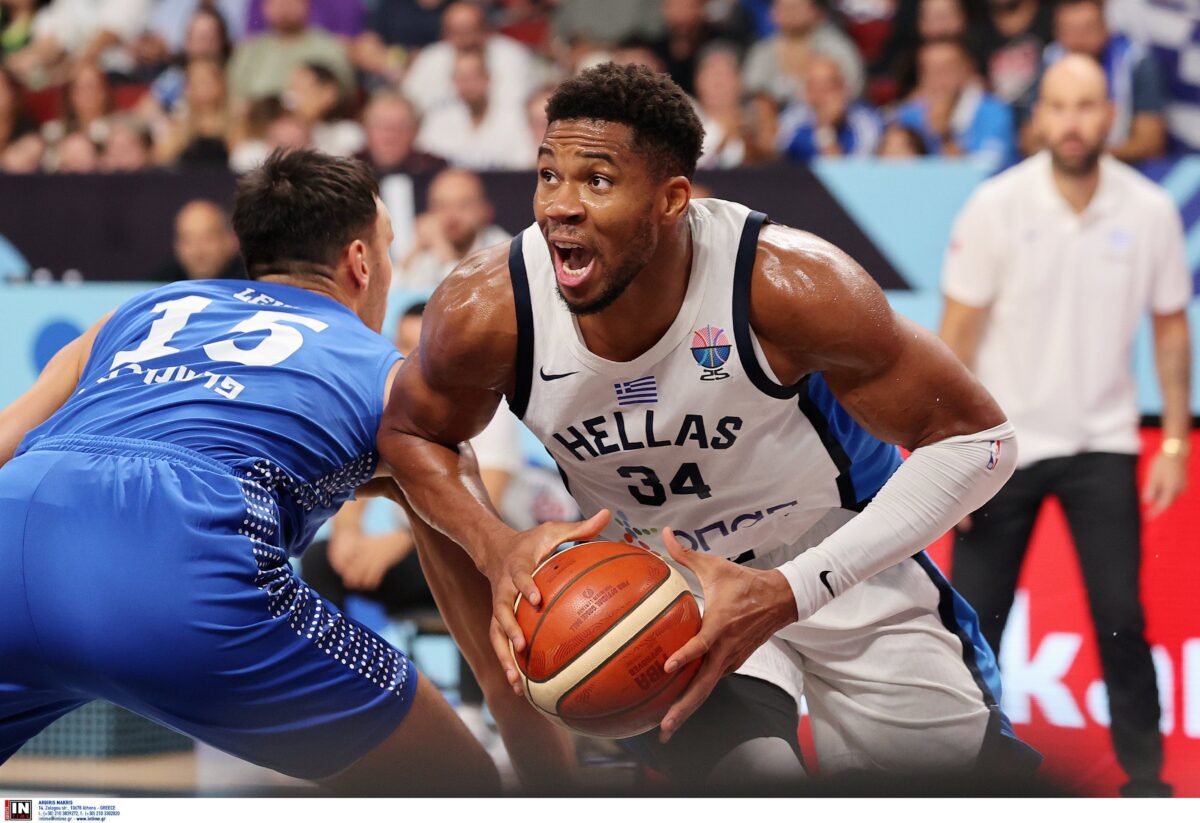 «Μπουλντόζα» κανονική ο Αντετοκούνμπο στο πρώτο ημίχρονο με αντίπαλο το Ισραήλ – Η εκπληκτική στατιστική του (vid)