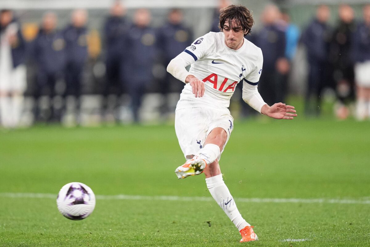 Ο Μπράιαν Χιλ με τη φανέλα της Τότεναμ