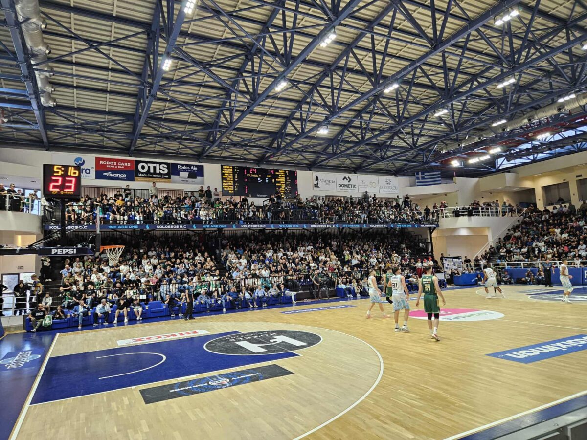 Κατάμεστο το κλειστό της Καλλιθέας για το Κολοσσός Ρόδου – Παναθηναϊκός