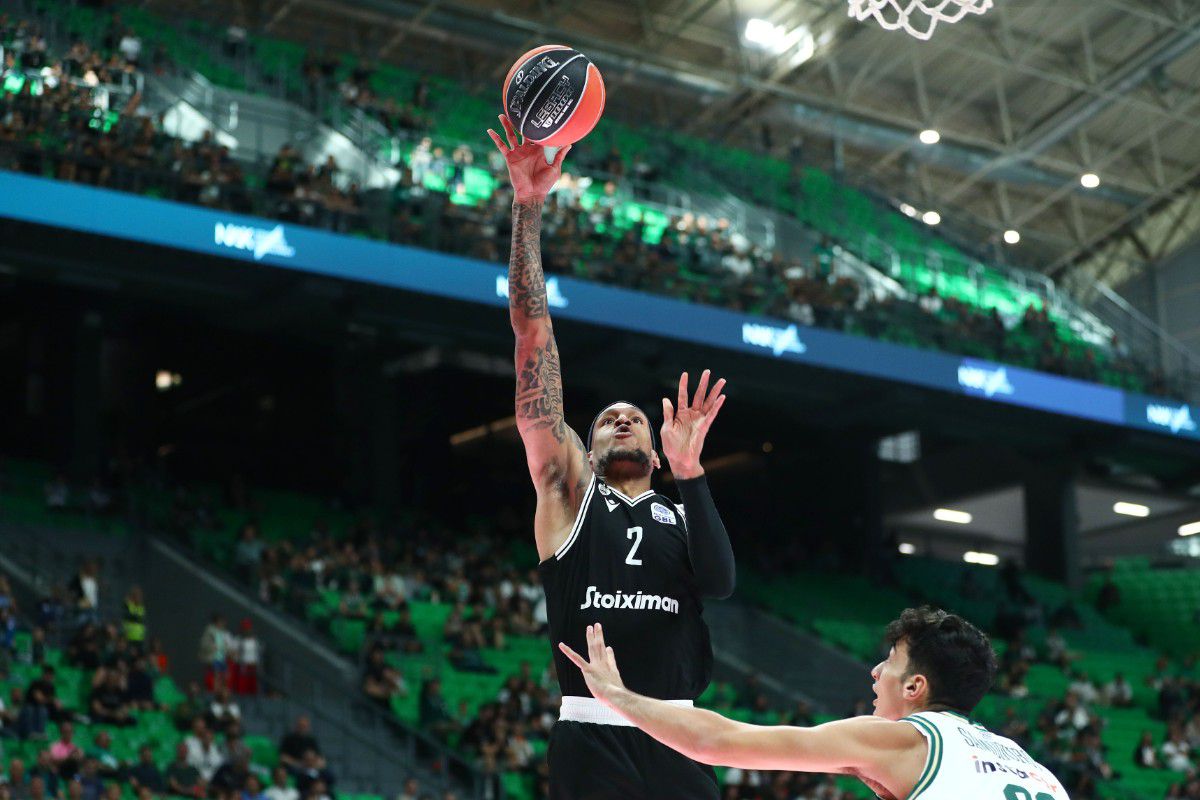 Στην κορυφαία πεντάδα του FIBA Europe Cup ο Κλίβελαντ Μέλβιν για τον ΠΑΟΚ