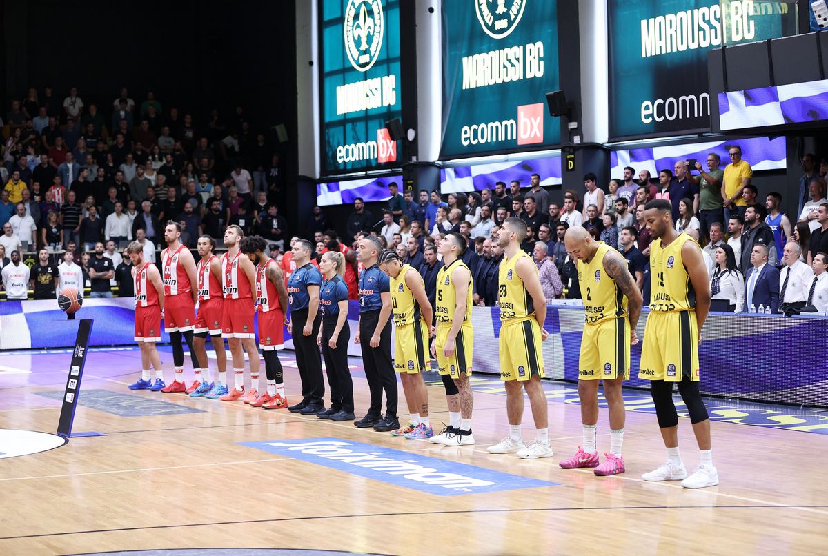 Μαρούσι – Ολυμπιακός: Κατάμεστο το γήπεδο – Sold out η αναμέτρηση