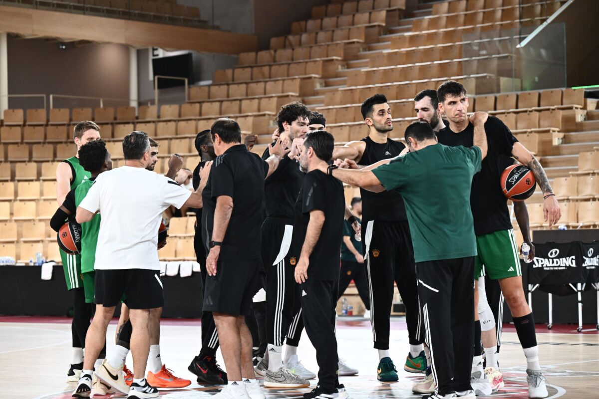 Προπονήθηκε ο Παναθηναϊκός στο Salle Gaston Medecin – Οι αμφίβολοι ενόψει Μονακό (pics)