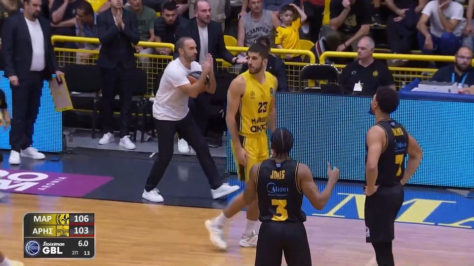 Τρομερή σκηνή: Ο Κάραϊτσιτς ζητούσε επίμονα ριπλέι για την κρισιμότερη φάση στο Μαρούσι – Άρης (vid)