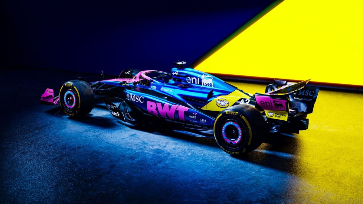 Η Alpine με κίτρινη απόχρωση για τους επόμενους τρεις αγώνες της Formula 1 (vid & pics)