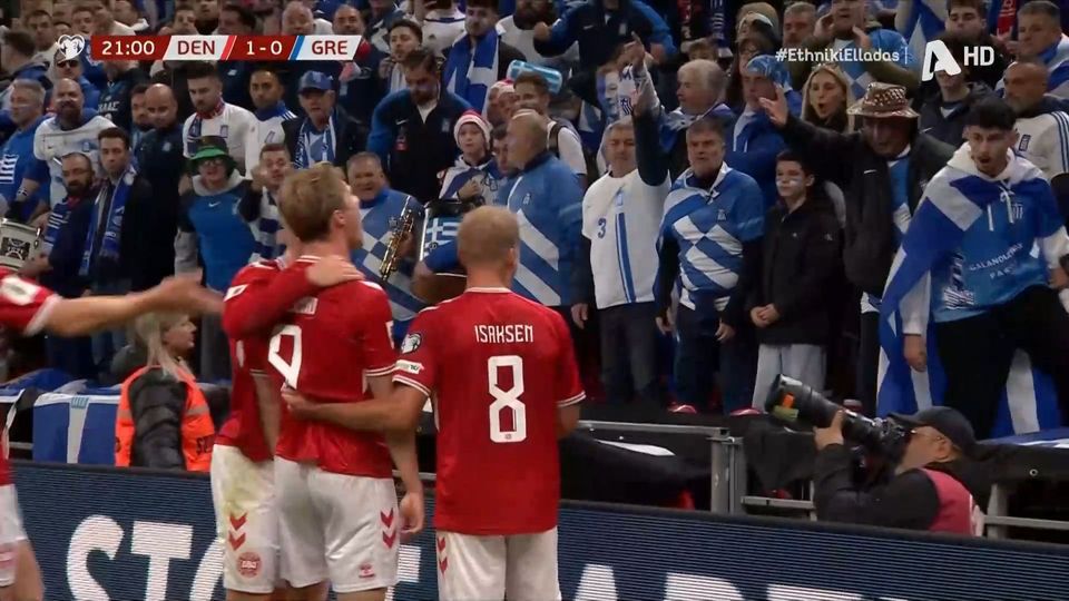 Λάθος του Ζαφείρη, 1-0 η Δανία με τον Χόιλουντ (vid)