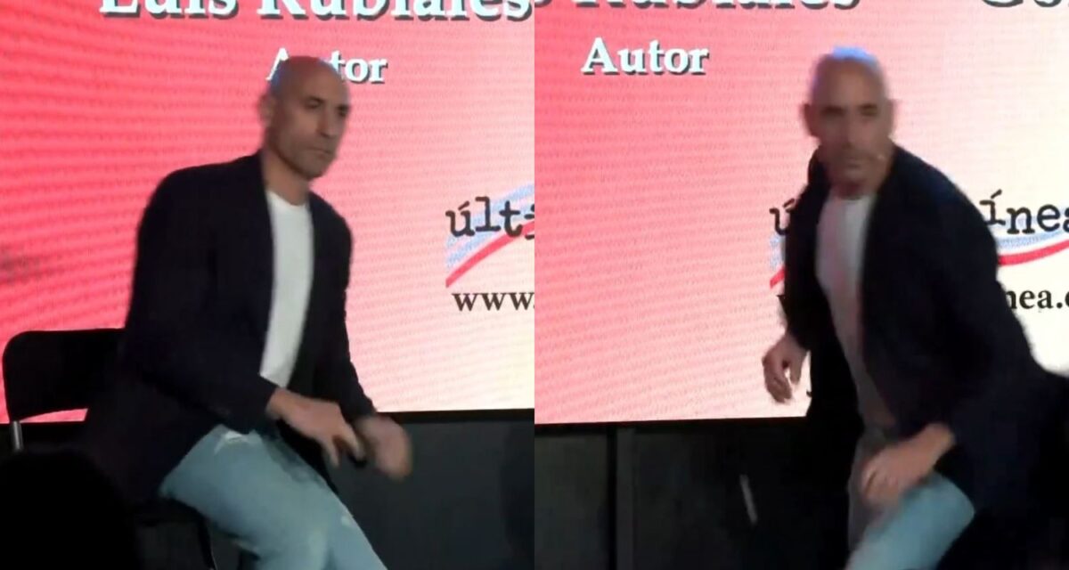 Επίθεση με αυγά στον Ρουμπιάλες κατά την παρουσίαση του βιβλίου του (vid)